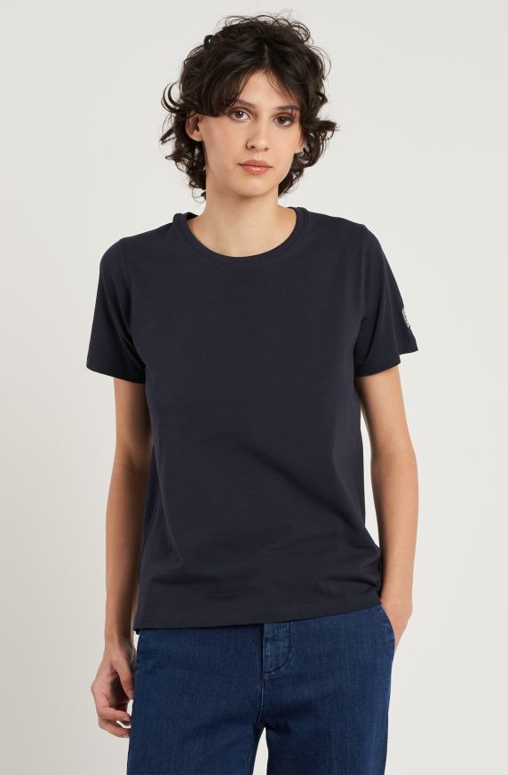T-shirt da donna Essentials in cotone elasticizzato