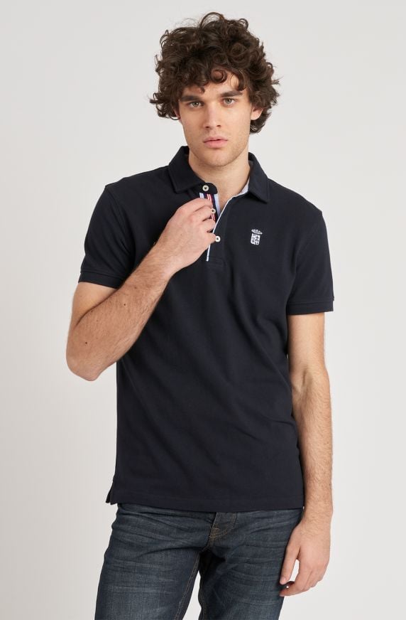Polo da uomo in cotone piquet