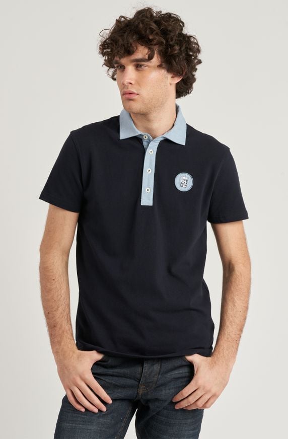 Polo da uomo in cotone piquet