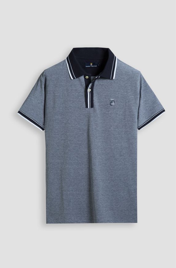 Polo da uomo in cotone piquet