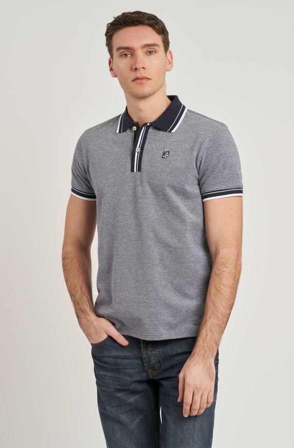Polo da uomo in cotone piquet