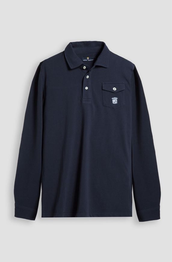 Polo da uomo in cotone piquet