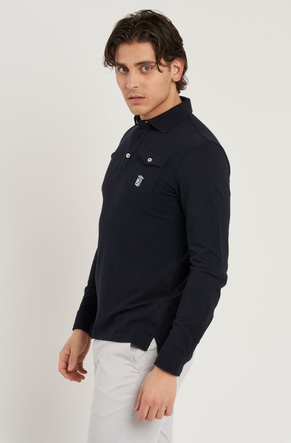 Polo da uomo in cotone piquet