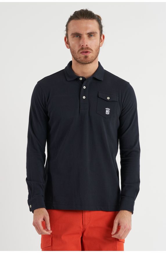Polo da uomo in cotone piquet