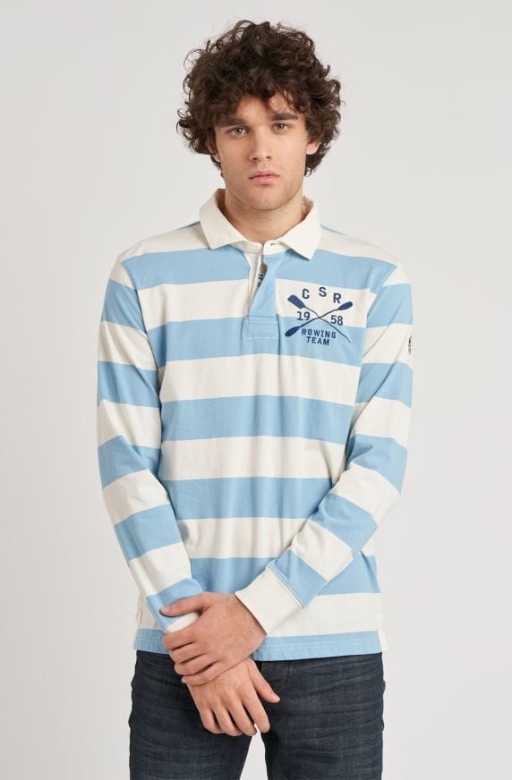 Polo da uomo Rowing Team in cotone jersey