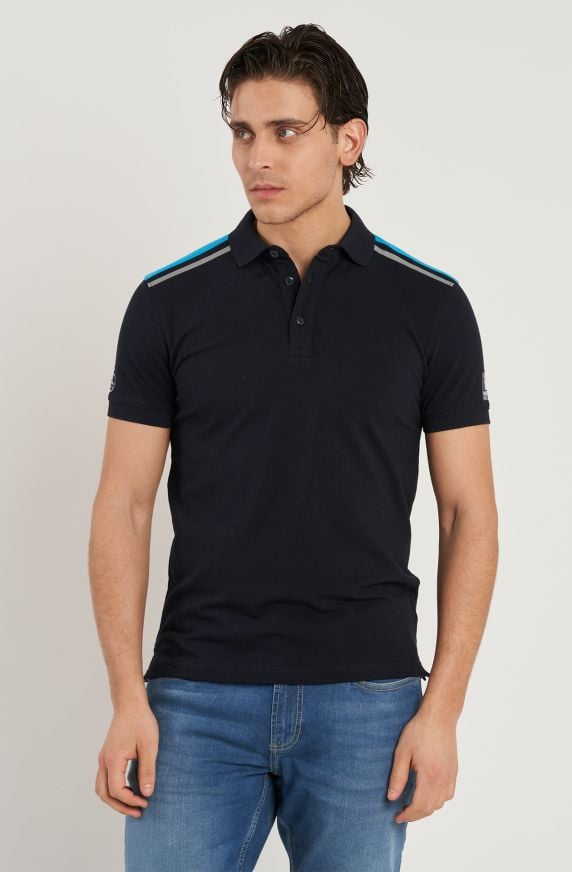 Polo da uomo Sailing Team in cotone piquet