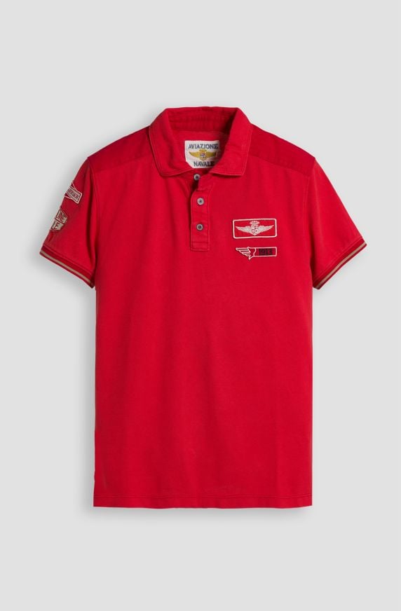 Polo da uomo Grupaer in piquet