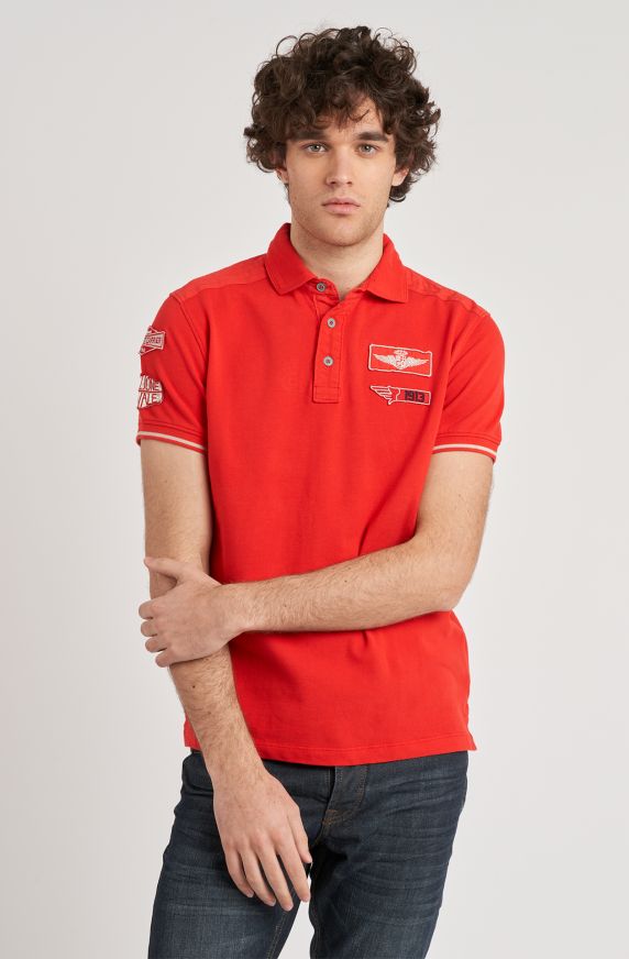 Polo da uomo Grupaer in piquet
