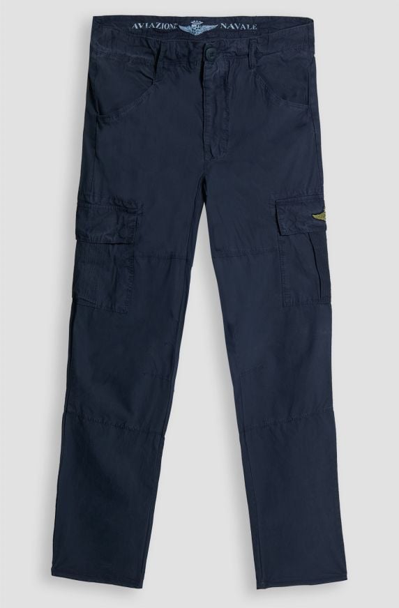 Pantaloni da uomo modello cargo in cotone
