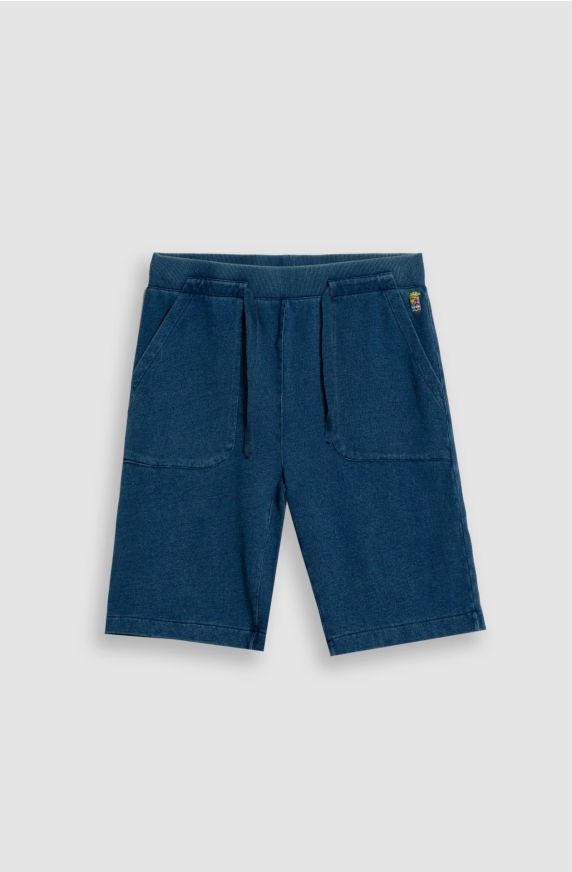 Bermuda da uomo in denim maglia