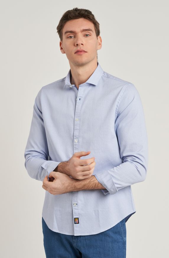 Camicia da uomo in cotone