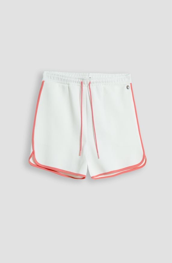 Bermuda da donna in misto cotone e viscosa