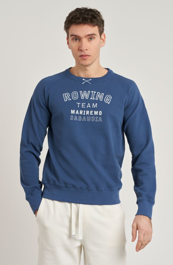 Felpa da uomo Rowing Team in cotone