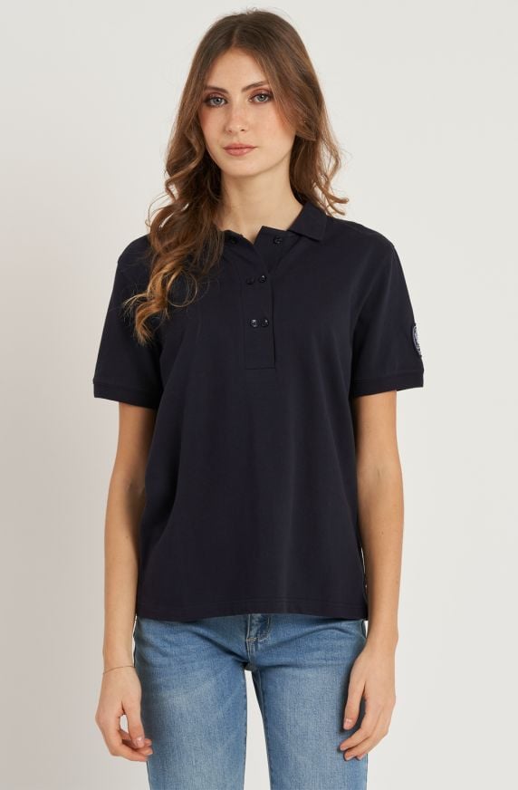Polo da donna Amerigo Vespucci in cotone piquet