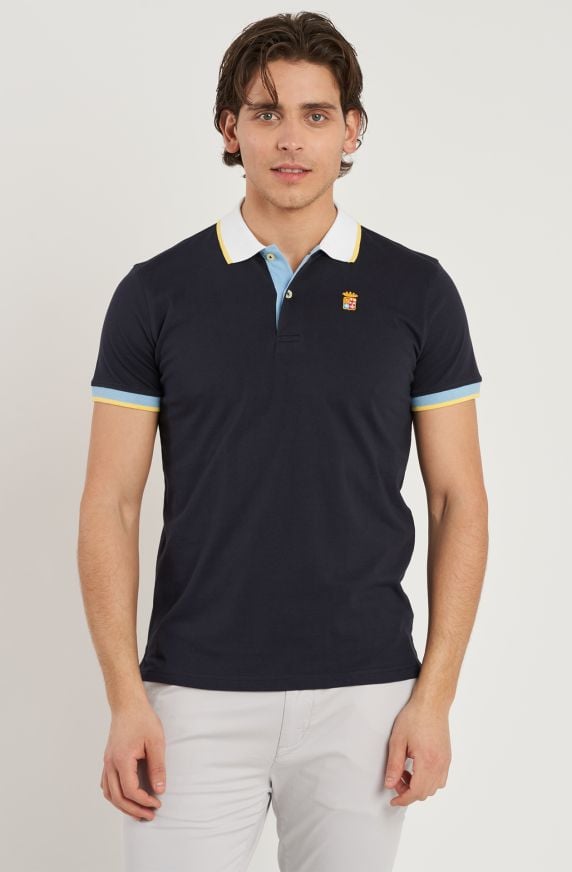 Polo da uomo in cotone jersey