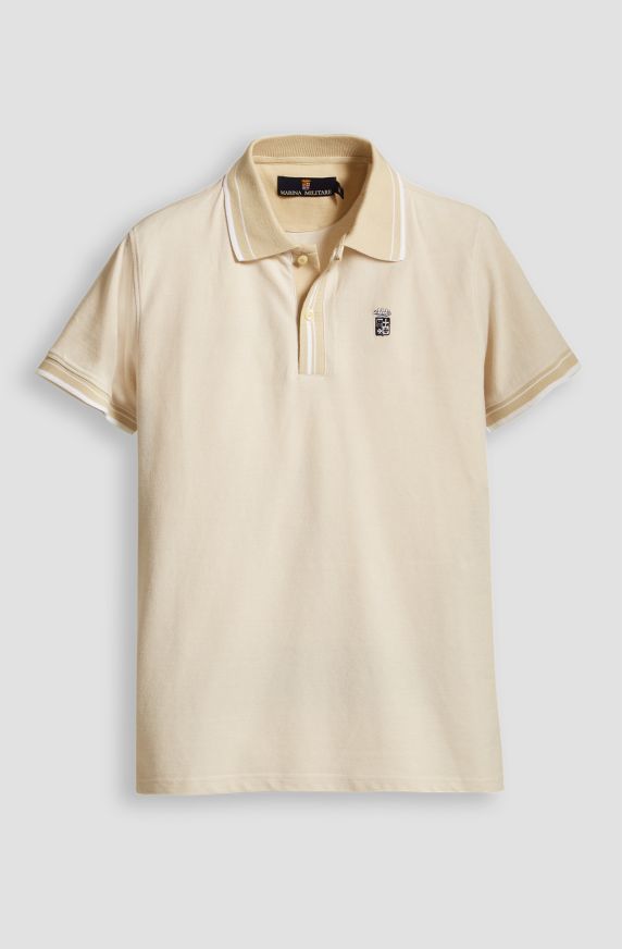 Polo da uomo in cotone piquet
