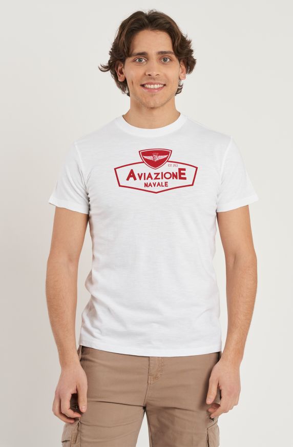 T-shirt da uomo Aviazione Navale in cotone