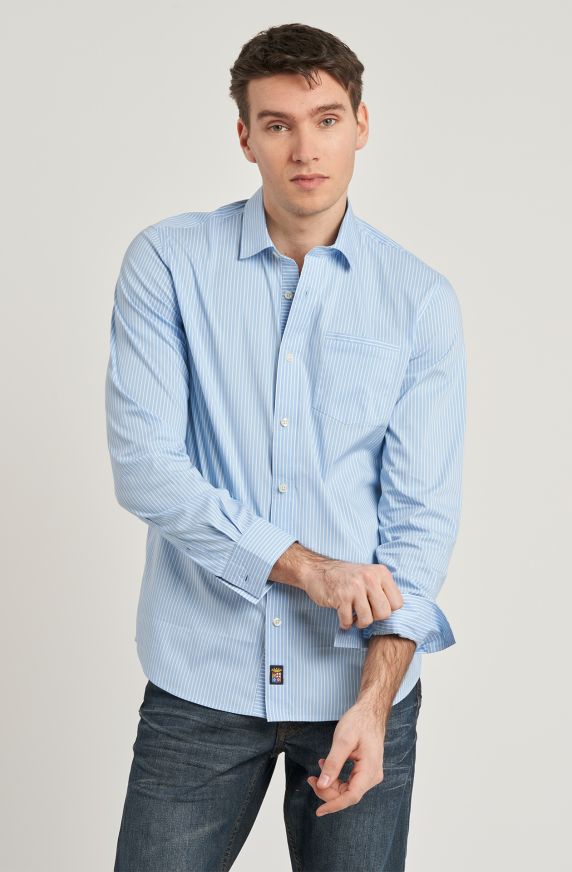 Camicia da uomo in cotone