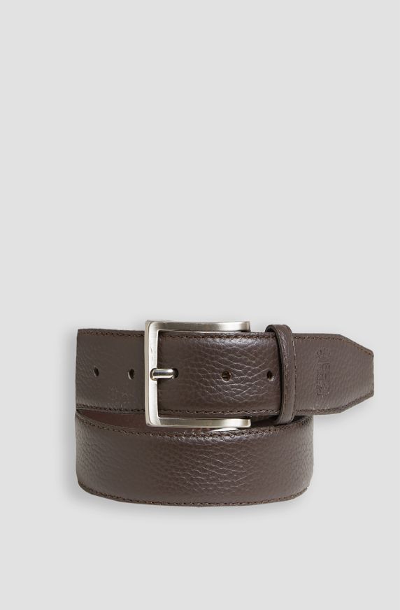 Cintura uomo in vera pelle martellata