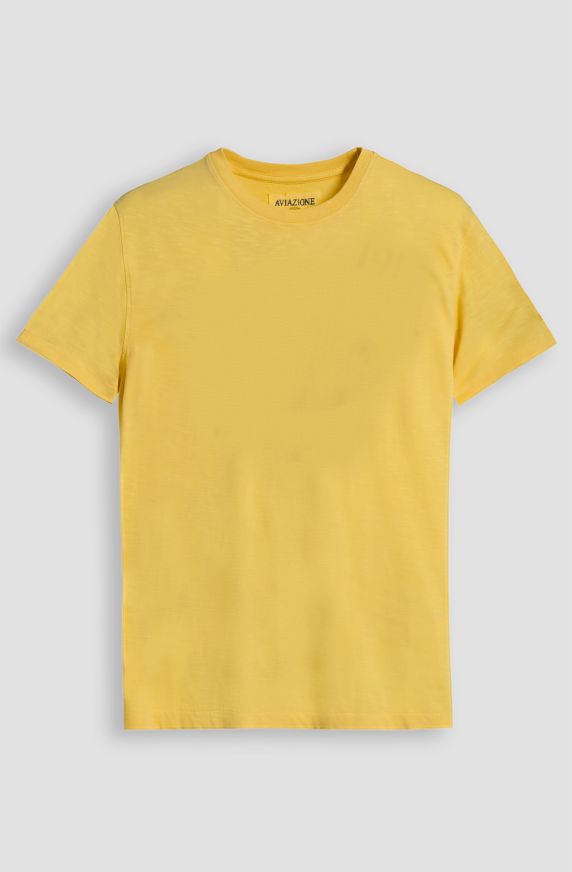 T-shirt uomo in cotone slub