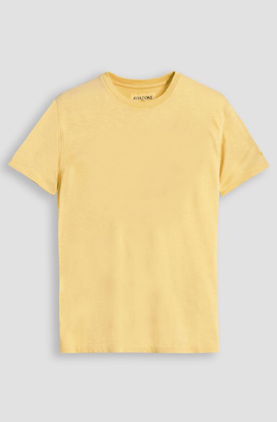 T-shirt uomo in cotone slub