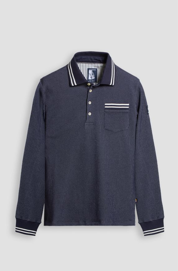 Polo da uomo Amerigo Vespucci in cotone elasticizzato