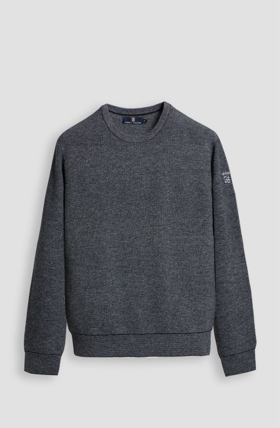 Men's Wool Blend Crew Neck Sweater