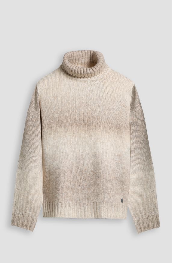 Maglione da uomo in lana collo alto