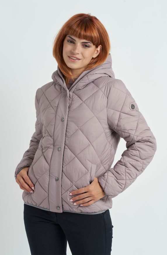 Women's Quilted Nylon Coat
