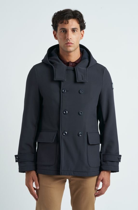 Giaccone da uomo Amerigo Vespucci in tessuto soft shell