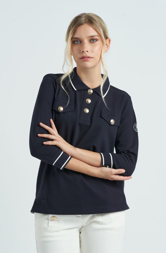 Polo da donna Amerigo Vespucci in cotone