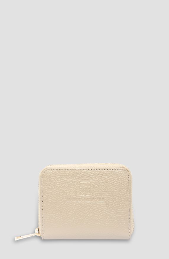 Women's hammered leather wallet