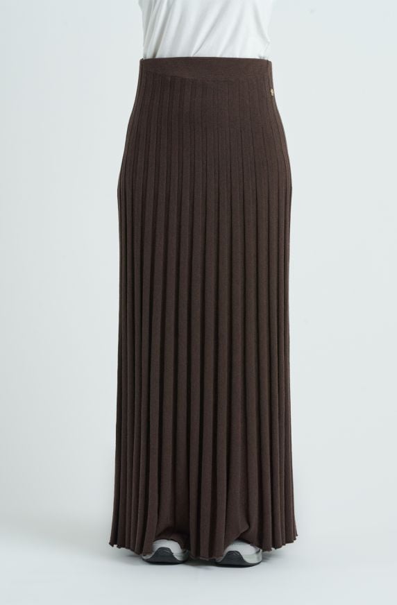 Mixed Fabric Skirt