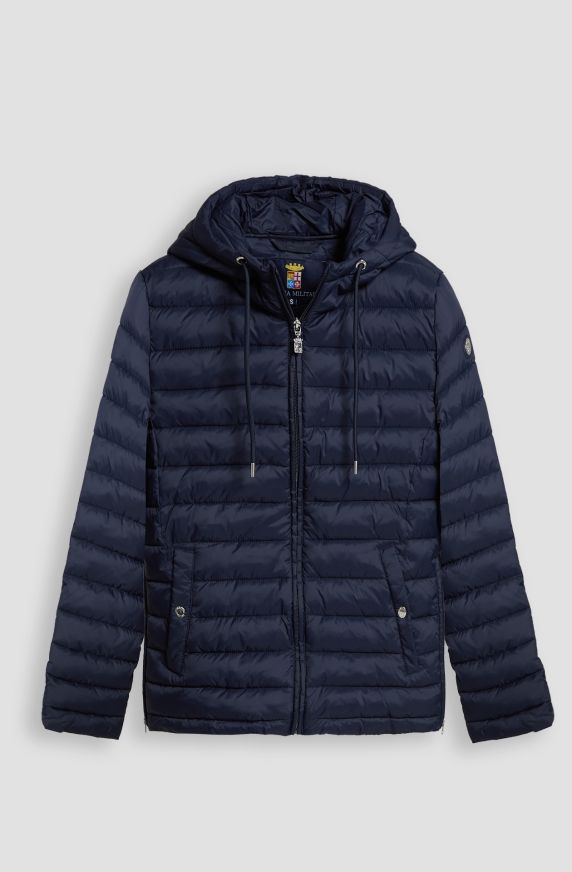 Women's Quilted Nylon Jacket with Hood