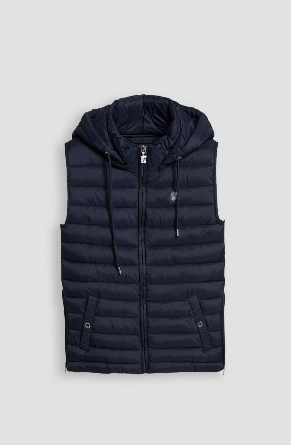 Smanicato trapuntato da donna in nylon