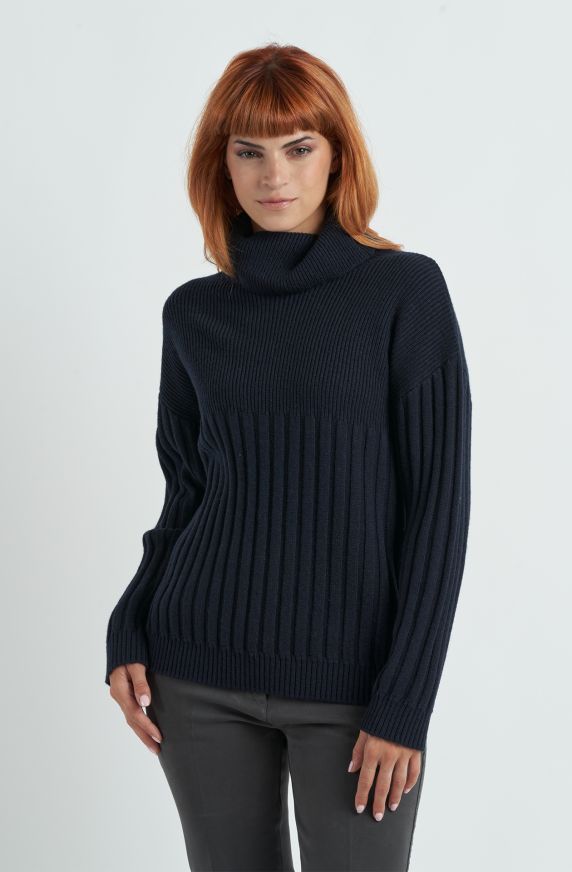 Maglia da donna in misto lana