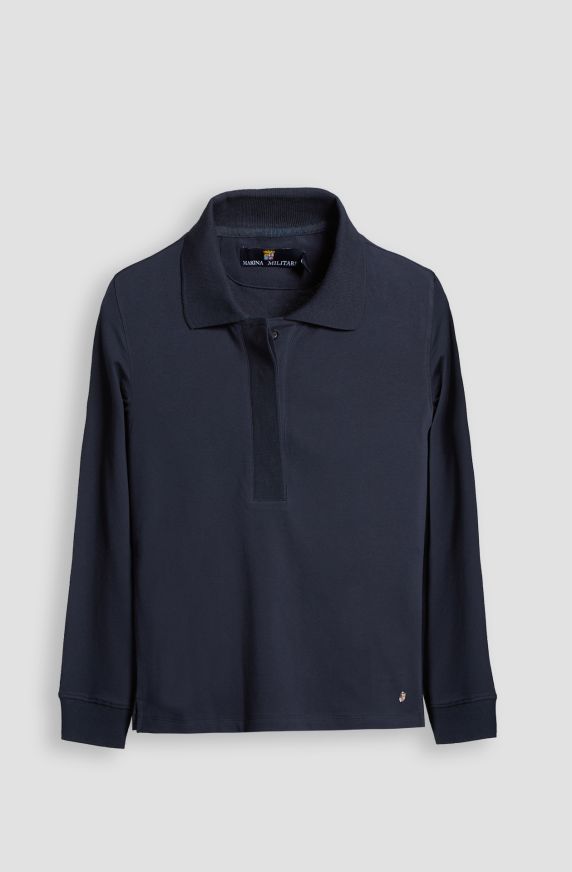Polo da donna in cotone piquet