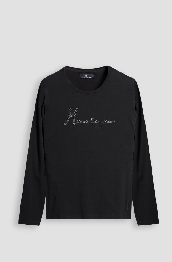 T-shirt da donna in cotone jersey