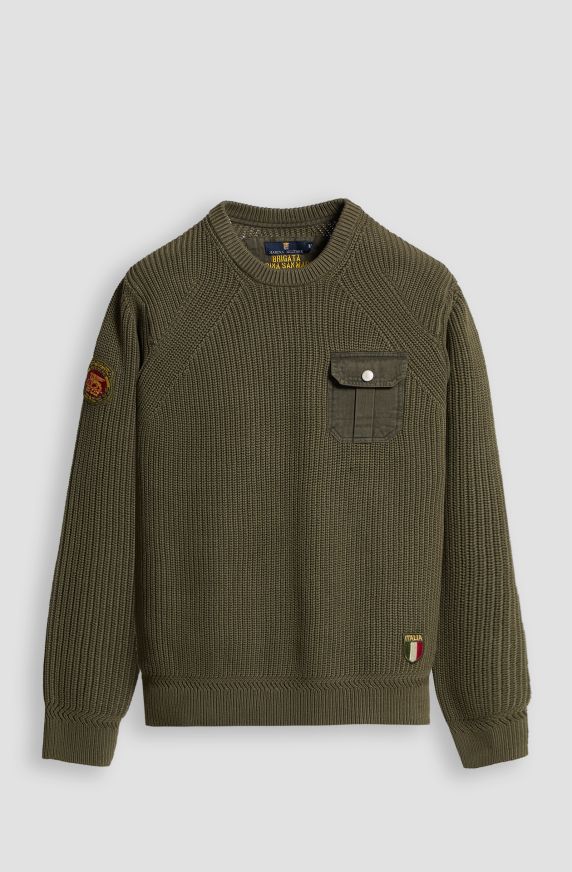 Maglione da uomo Brigata Marina San Marcoin caldo cotone