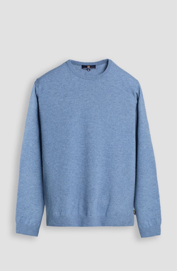 Maglione da uomo in lana girocollo