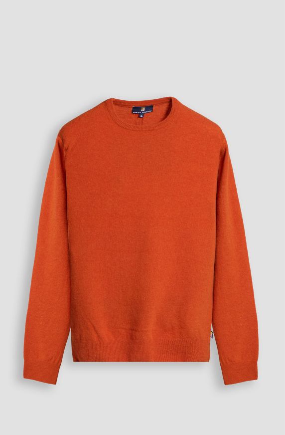 Maglione da uomo in lana girocollo