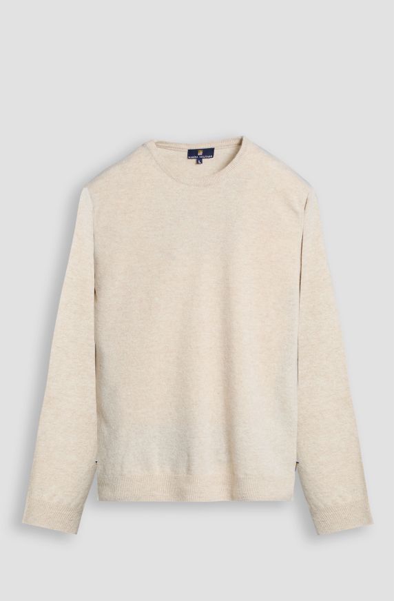 Maglione da uomo in lana girocollo