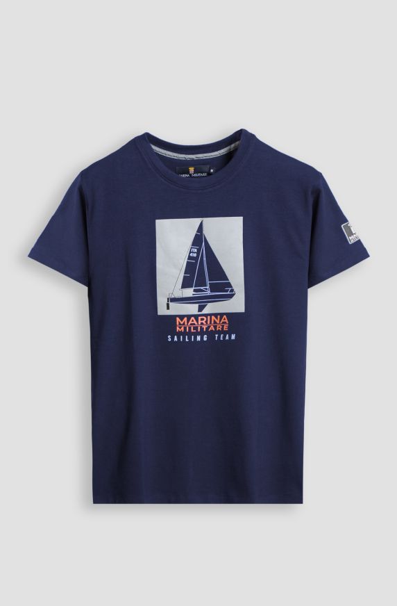 T-shirt da uomo Sailing Team in cotone