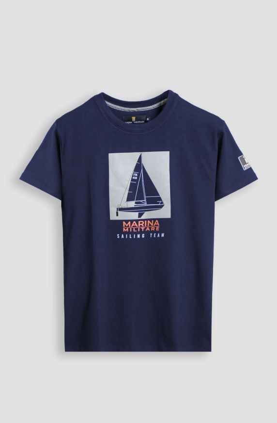 T-shirt da uomo Sailing Team in cotone