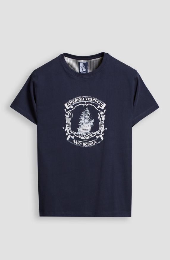 T-shirt da uomo Amerigo Vespucci in cotone
