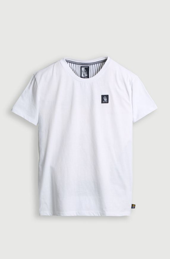 T-shirt uomo Amerigo Vespucci patch sul cuore