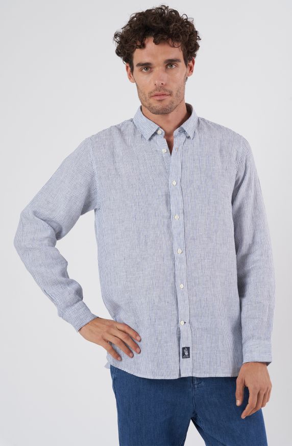 Men's Amerigo Vespucci Pure Linen Shirt