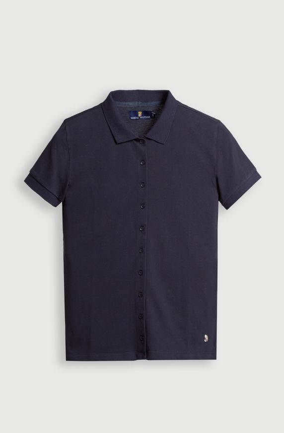 Women's Cotton Piqué Polo Shirt