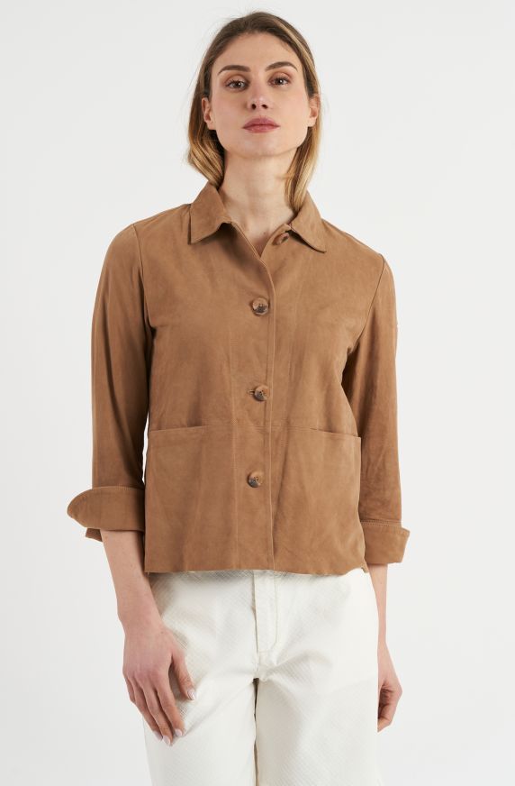 Women's Suede Leather Jacket