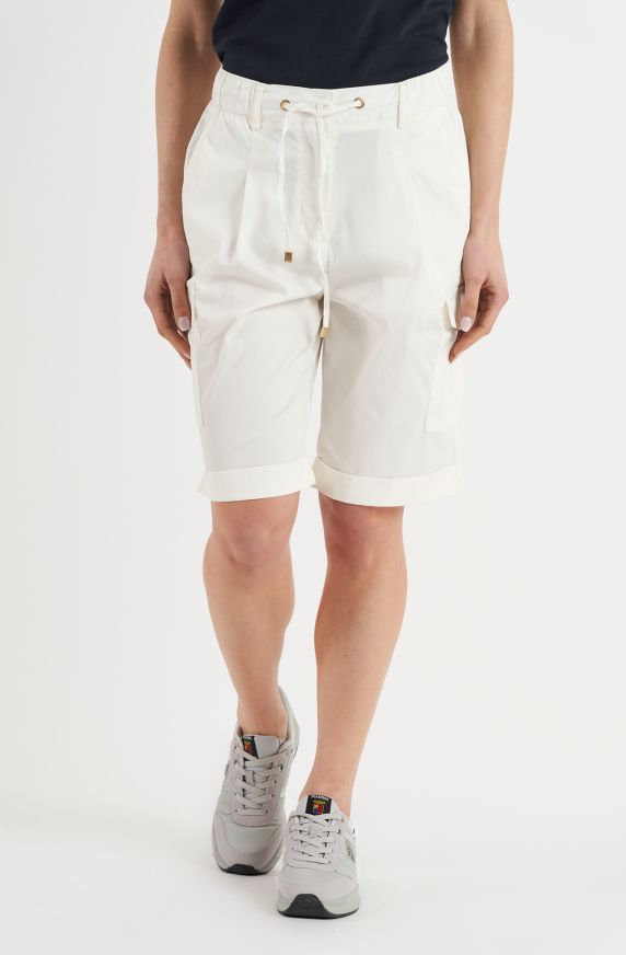 Bermuda donna cargo in cotone